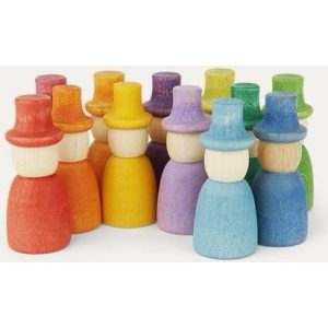 Juego de madera sombreros mágicos