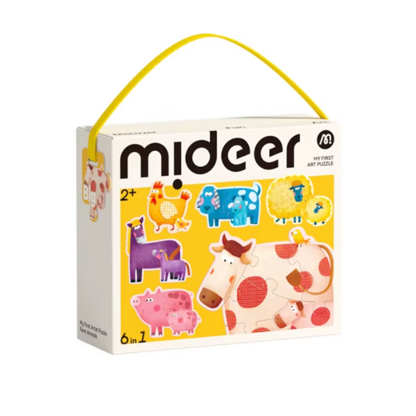 Mi primer puzzle 6 en 1- Animales de la granja