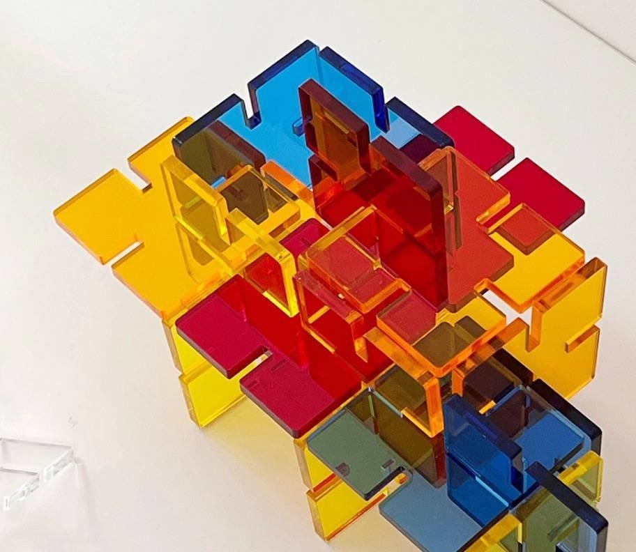 Figura acrílicos en colores 24 piezas